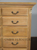 Solid Teak 12 Drawer Dresser Chest
