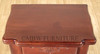 Antiqued Mahogany 5 Drawer Jewelry Chest Armoire w/ Mirror
