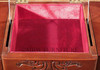 Antiqued Mahogany 5 Drawer Jewelry Chest Armoire w/ Mirror