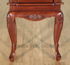 Antiqued Mahogany 5 Drawer Jewelry Chest Armoire w/ Mirror