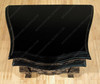 Black Rococo 3 Drawer Nightstand / Bedside Table/Chest