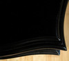Black Rococo 3 Drawer Nightstand / Bedside Table/Chest