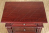 Cherry Baroque 3-Drawer Nightstand Side Table