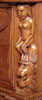 Light Gothic 2 Drawer Nightstand Chest