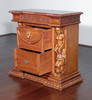 Light Gothic 2 Drawer Nightstand Chest
