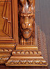 Light Gothic 2 Drawer Nightstand Chest
