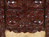 Solid Chocolate Mahogany French Rococo 3-Drawer Nightstand / Bedside Table/Chest