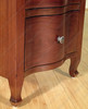 Solid Mahogany Victorian 3 Drawer Nightstand Side Table