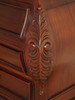 Mahogany 3-Drawer Bombay Nightstand