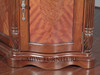 Walnut Rococo China Curio Display Cabinet Hutch