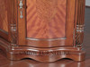 Walnut Rococo China Curio Display Cabinet Hutch