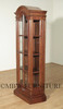 Distressed Tall Narrow Walnut Bookcase