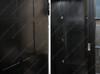 Black Display Cabinet w/ Sliding Doors