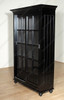 Black Display Cabinet w/ Sliding Doors