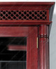 9ft Glass Victorian Curio Display Cabinet