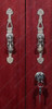9ft Glass Victorian Curio Display Cabinet