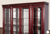 9ft Glass Victorian Curio Display Cabinet