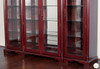 9ft Glass Victorian Curio Display Cabinet