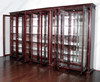15ft Large Glass Victorian Curio Display Cabinet