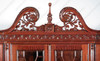 Large Cherry Chippendale Curio China Cabinet (78W x 96H)
