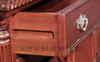 6.5ft Red Mahogany Chippendale China Cabinet