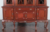 6.5ft Red Mahogany Chippendale China Cabinet