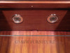 6.5ft Red Mahogany Chippendale China Cabinet