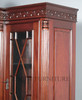 6.5ft Red Mahogany Chippendale China Cabinet