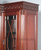 6.5ft Red Mahogany Chippendale China Cabinet