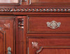 6.5ft Red Mahogany Chippendale China Cabinet