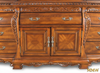 Traditional Mahogany Chippendale China Cabinet