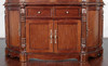 Mahogany China Cabinet Curio Display Cabinet