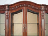 Mahogany China Cabinet Curio Display Cabinet
