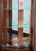 Mahogany China Cabinet Curio Display Cabinet