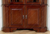 Mahogany Corner Curio Cabinet