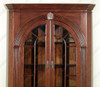 Mahogany Corner Curio Cabinet