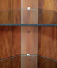 Mahogany Corner Curio Cabinet