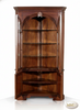 Mahogany Corner Curio Cabinet