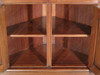 Solid Mahogany 2 Door Corner Cabinet