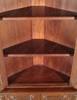 Solid Mahogany 2 Door Corner Cabinet