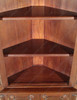 Solid Mahogany 2 Door Corner Cabinet