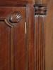 Solid Mahogany 2 Door Corner Cabinet