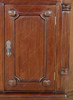 Solid Mahogany 2 Door Corner Cabinet