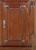 Solid Mahogany 2 Door Corner Cabinet