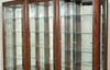 Large 10ft Mahogany Glass Display Cabinet