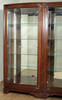 10ft Mahogany/Glass Sectional Display Cabinet