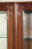 10ft Mahogany/Glass Sectional Display Cabinet