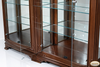 10ft Mahogany/Glass Sectional Display Cabinet