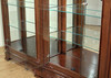 10ft Mahogany/Glass Sectional Display Cabinet