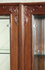 10ft Mahogany/Glass Sectional Display Cabinet